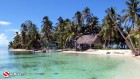 Belize, Tiny Cay, Thatched Hut
